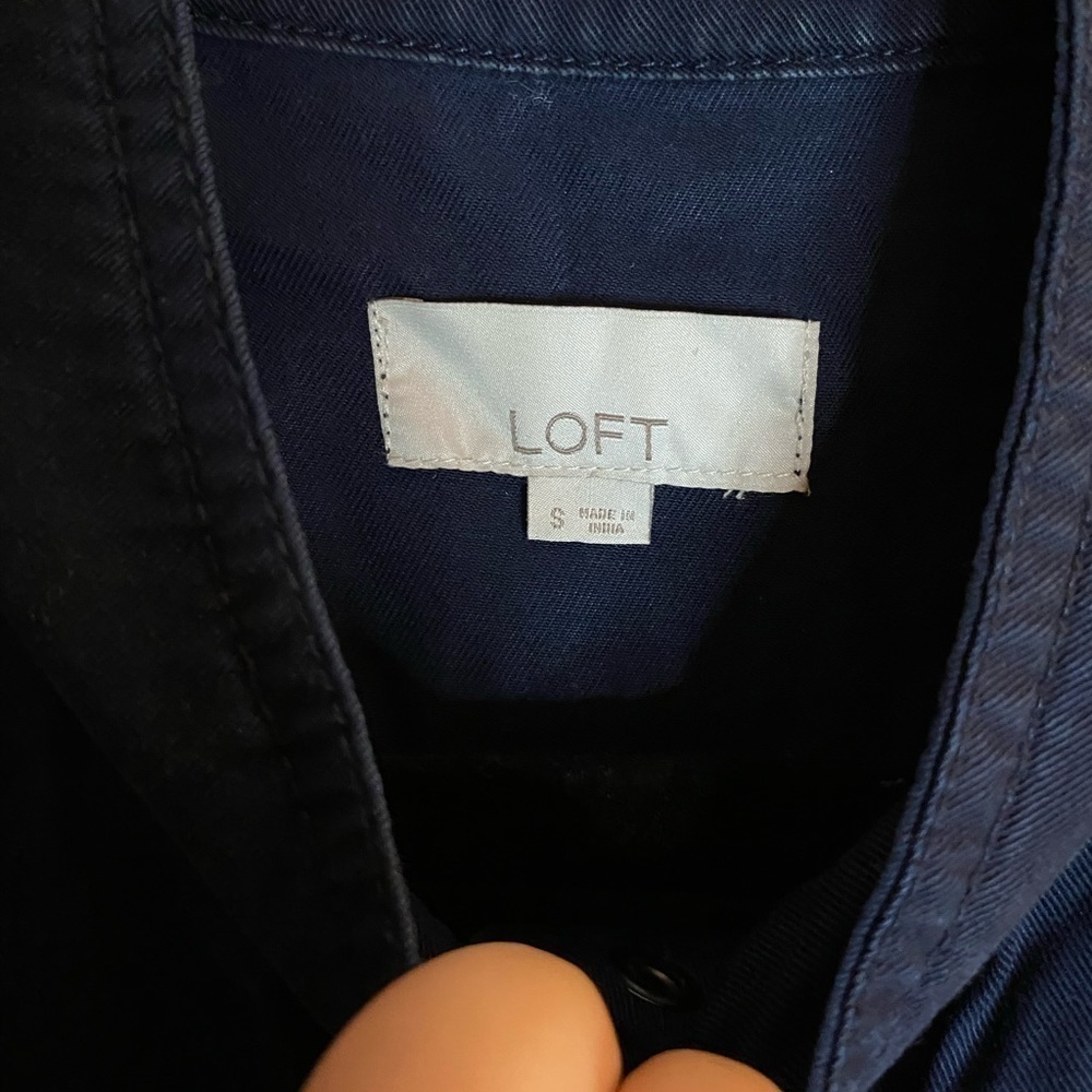 NWOT LOFT Drawstring Utility Jacket - Picture 5 of 7